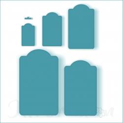 Stanzschablone - Tags 1a